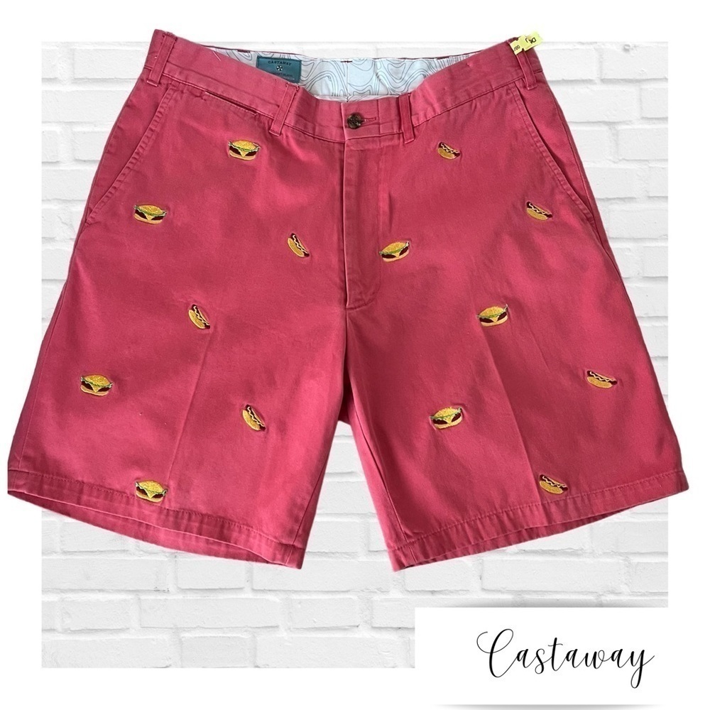 Castaway Clothing Co Nantucket Shorts Coastal Preppy Old Money Embroidered